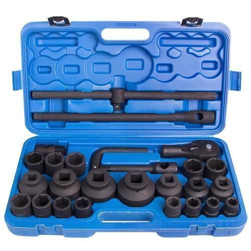 Набір головок ударних 17-65мм 3/4'', 1'' 26 од Alloid ГУ-6026K