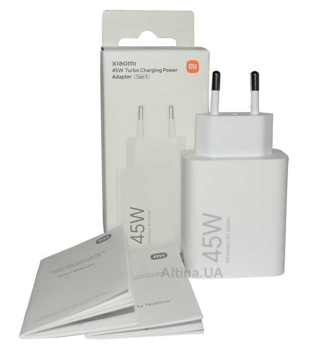 Зарядний пристрій Xiaomi 45W Turbo Charging USB-A (BHR07SLEU)