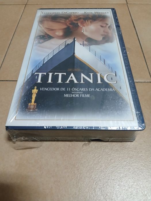 Cassete VHS do filme Titanic (selado)