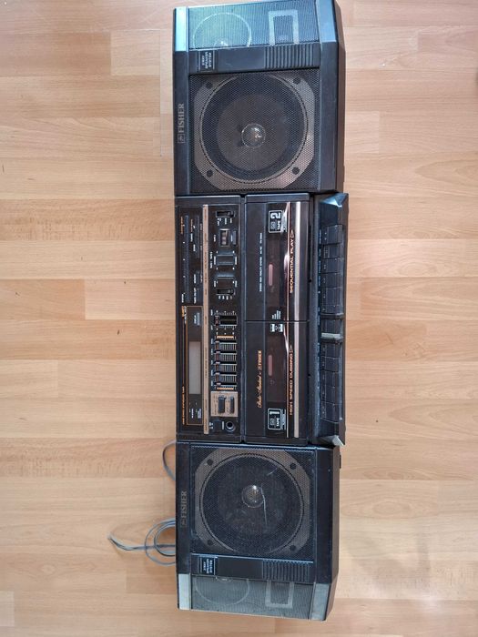 Magnetofon kasetowy boombox Fisher ph w804rl