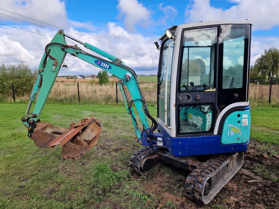 Minikoparka IHI NXT18 Yanmar 3 cylindry dużo osprzetu