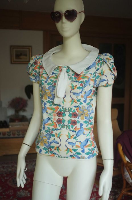 Bluzka retro rockabilly lindy hop taneczna Dancing Days Banned pin-up