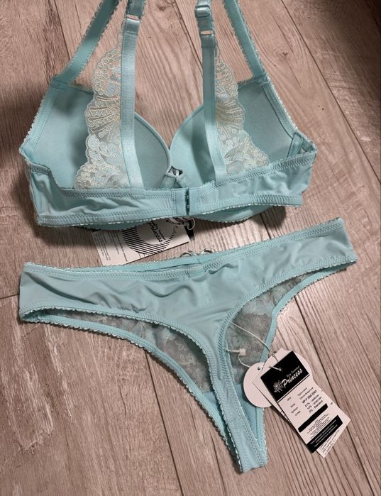 РАСПРОДАЖА комплект белья от французского бренда Princess бирюза НОВЫЙ