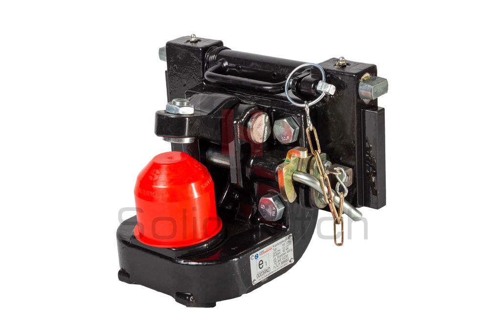 Zaczep kulowy K80, oryginał Sauermann, New Holland, Case, Steyr, Deutz