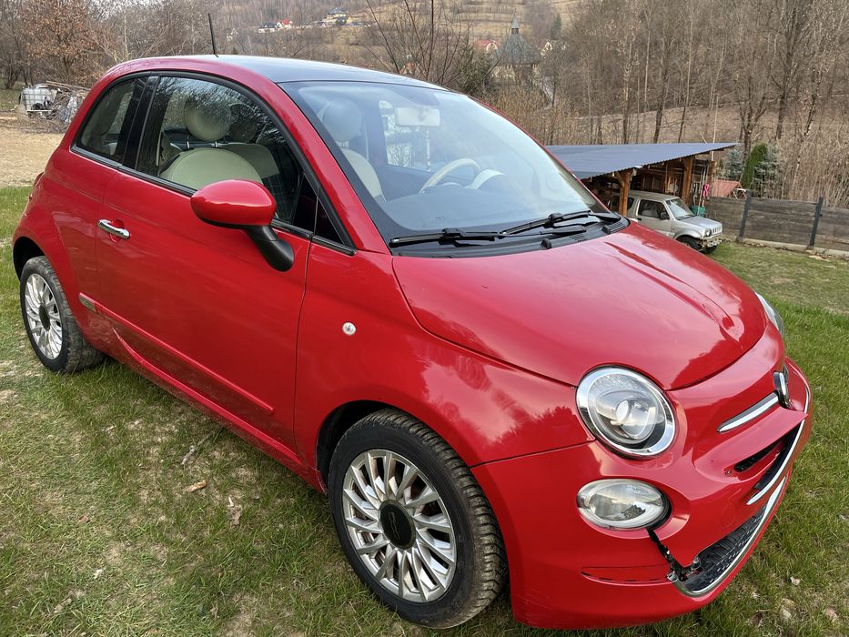 Fiat 500 1.2 panorama 2018rok navigacja