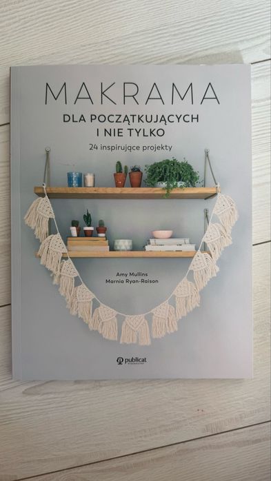 Książka makrama dla początkujących ze sznurkiem w zestawie
