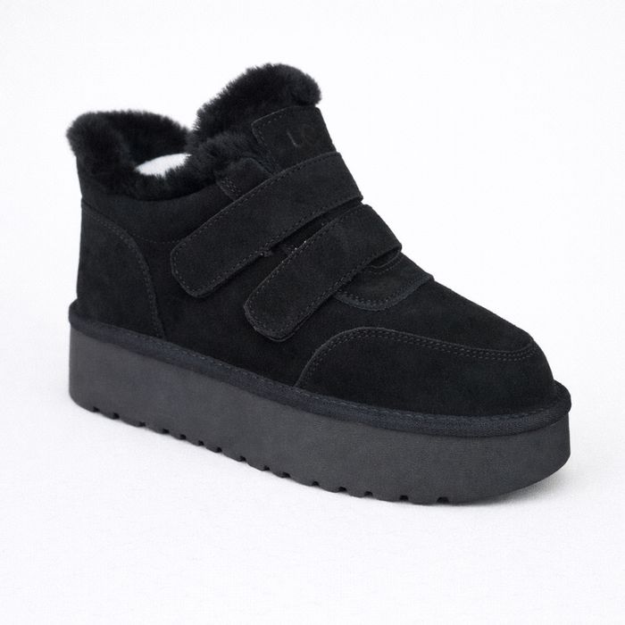 Угги на липучці, уггі на платформі, Зимове взуття, UGG, тепле взуття!