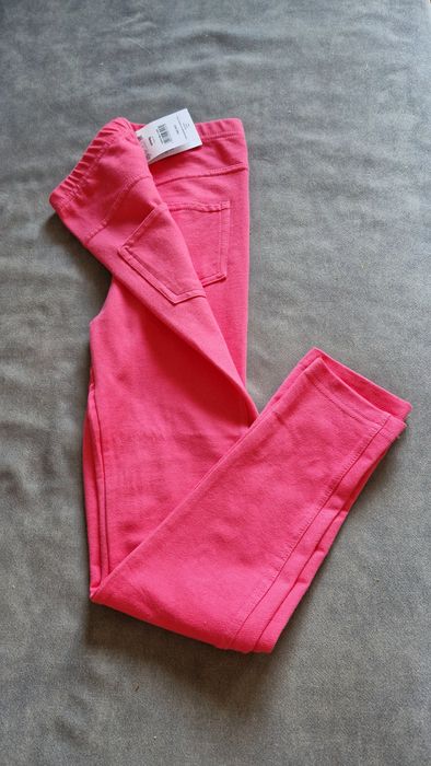 Teeginsy, leginsy dla dziewczynki 128 nowe