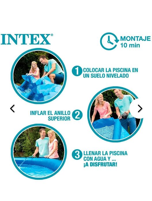 Piscina Intex 1942 Litros Nova para Família