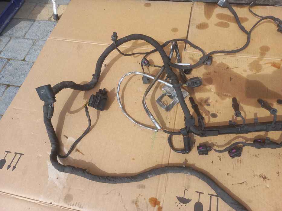 VW Skoda Seat 2.0 2,0 TDI CFF Проводка моторна двигуна Коса форсунок