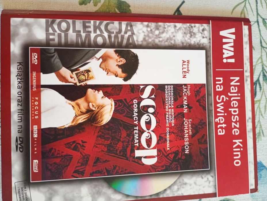 Film DVD Scoop Gorący temat Woody Allen Hugh Jackman Scarlett Johansson