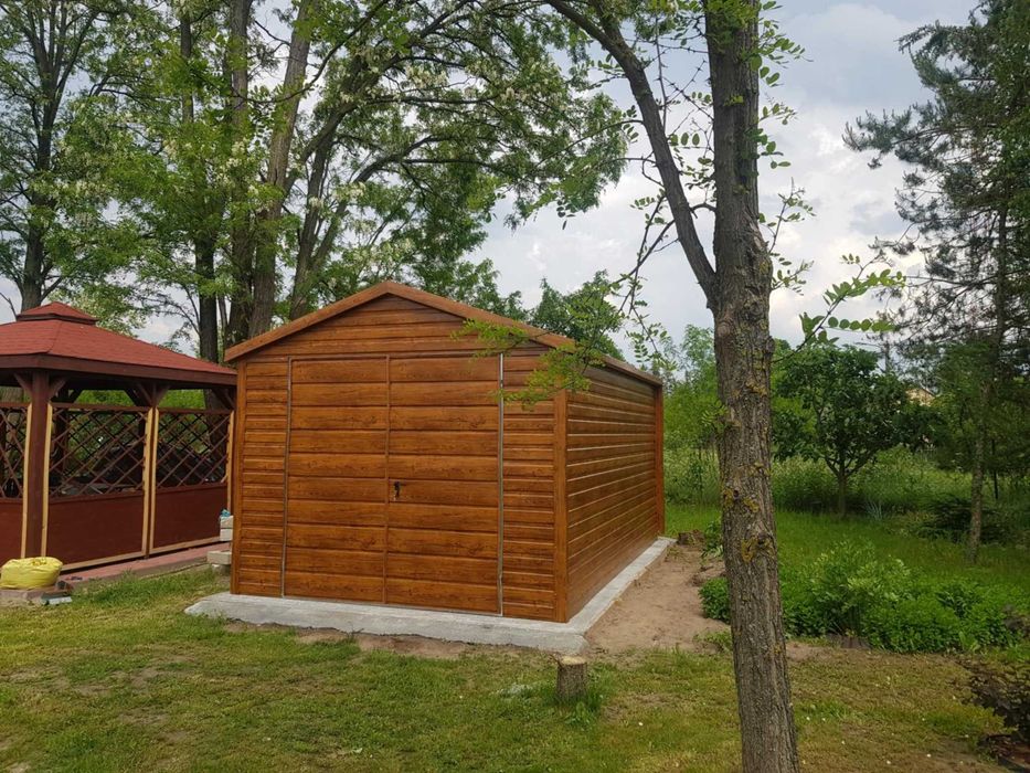 Garaże Blaszane Wiaty Zadaszenia Konstrukcje Stalowe Domki Ogrodowe