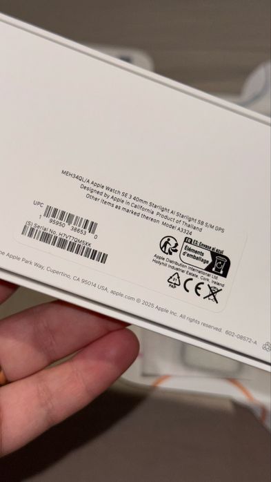 Apple Watch SE 3 40mm Starlight S/M GPS