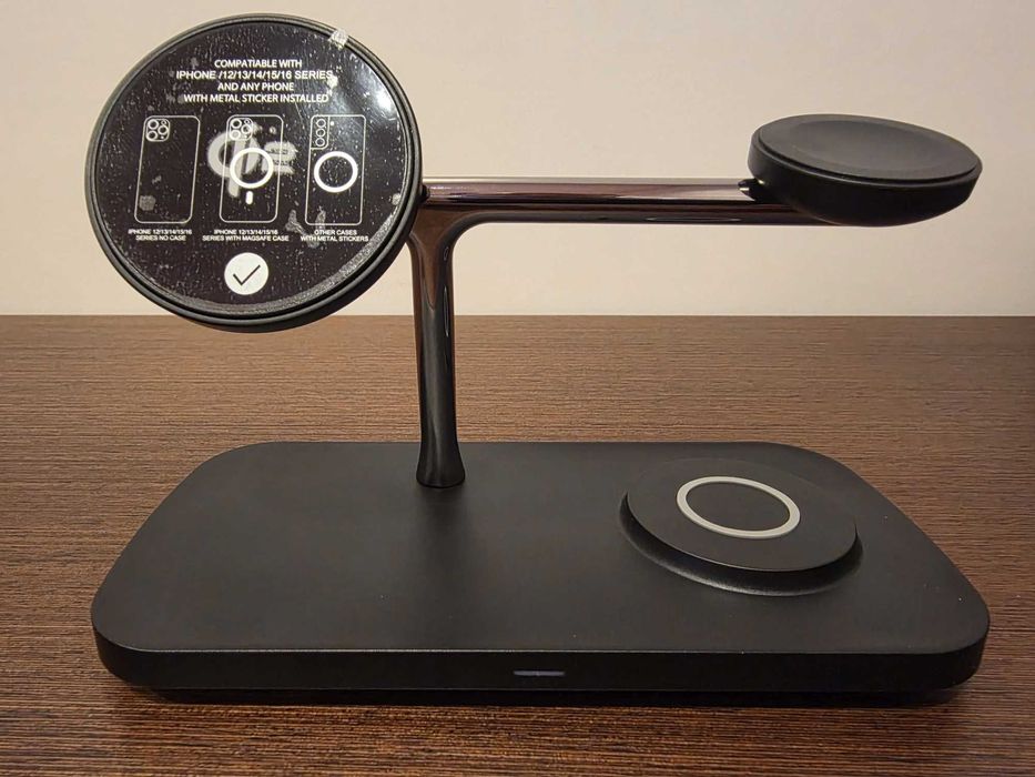 Carregador Sem Fios Wireless Magnético 3 em 1 (Samsung & Iphone)