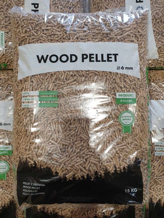 Pellet z Certyfikatem A1 100% Sosnowy PRODUCENT. Paleta 1005 Kg.