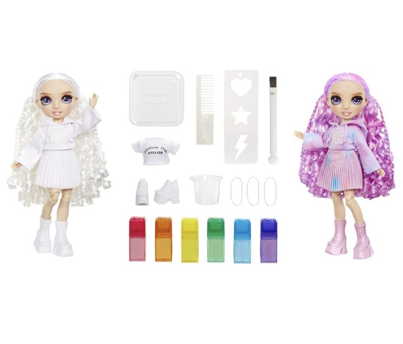 Lalki  Rainbow High Watercolor & Create 3 sztuki