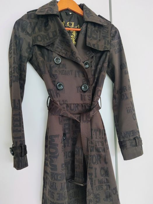 Casaco, gabardina castanha, Desigual, 34