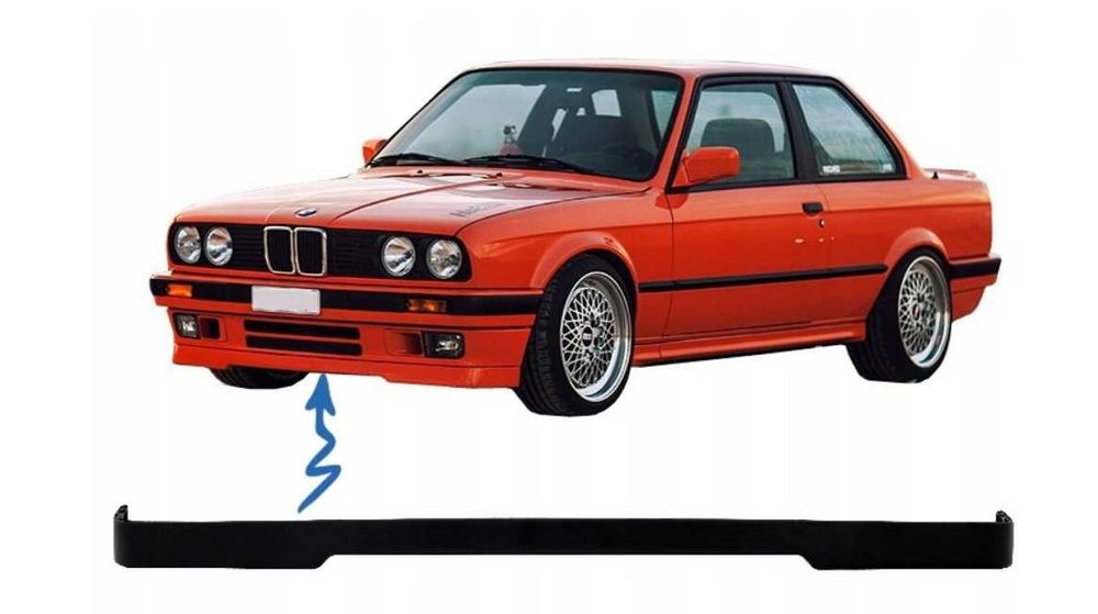 Spoiler dokładka BMW 3 E30 zderzak przód Mpakiet