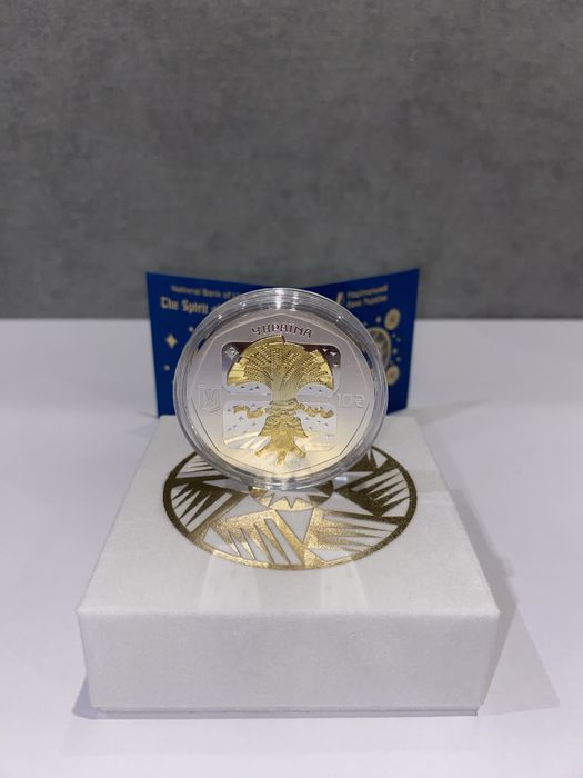 Дух Різдва. Срібна, памʼятна монета.