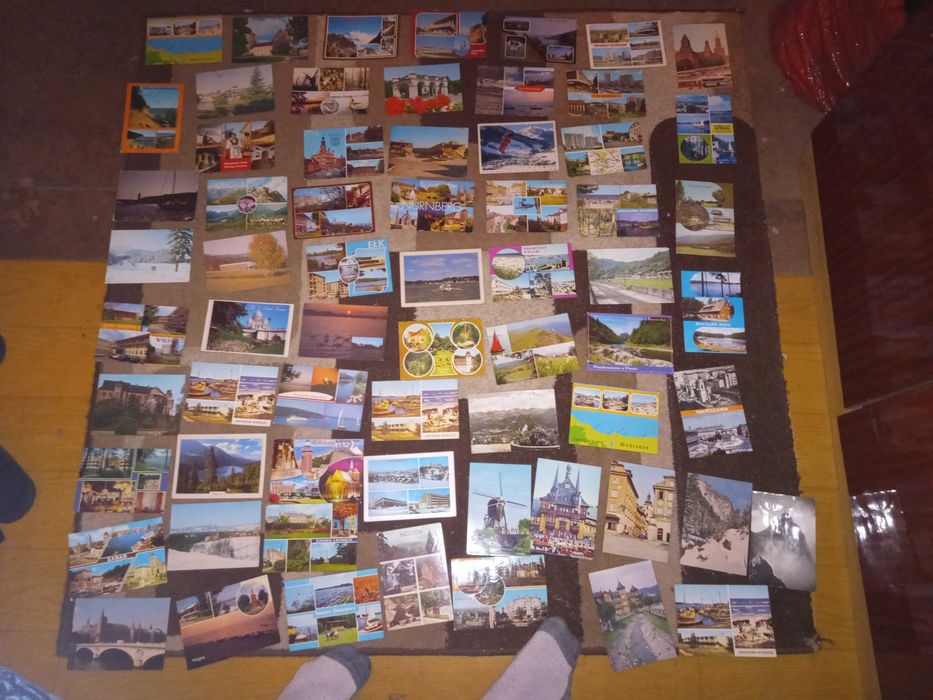 83 pocztówki PRL miasta