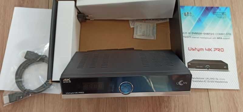 Automatyczna antena do kampera OYSTER skew 85 + nowy sterownik Ten Haaft + dekoder 4K