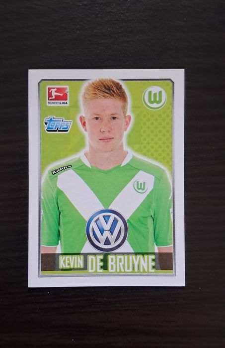 Cromo futebol Kevin de Bruyne da Panini
