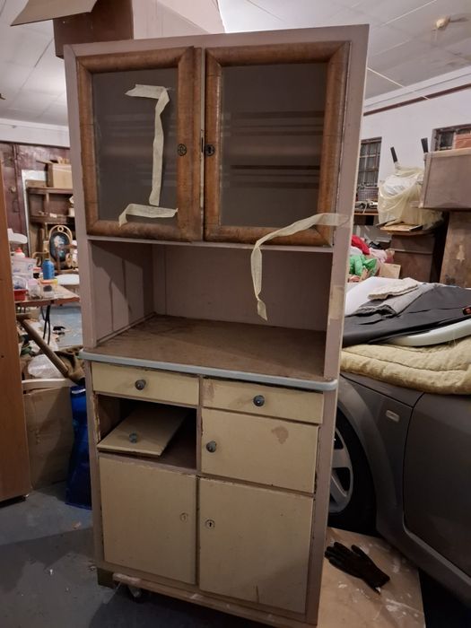 Kredens kuchenny prl-WŁASNA ARANŻACJA