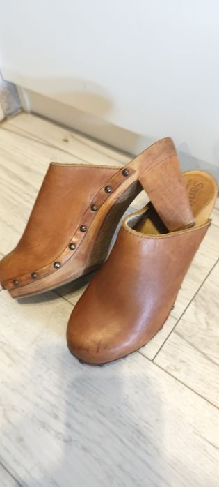 Buty damskie drewniane r. 37