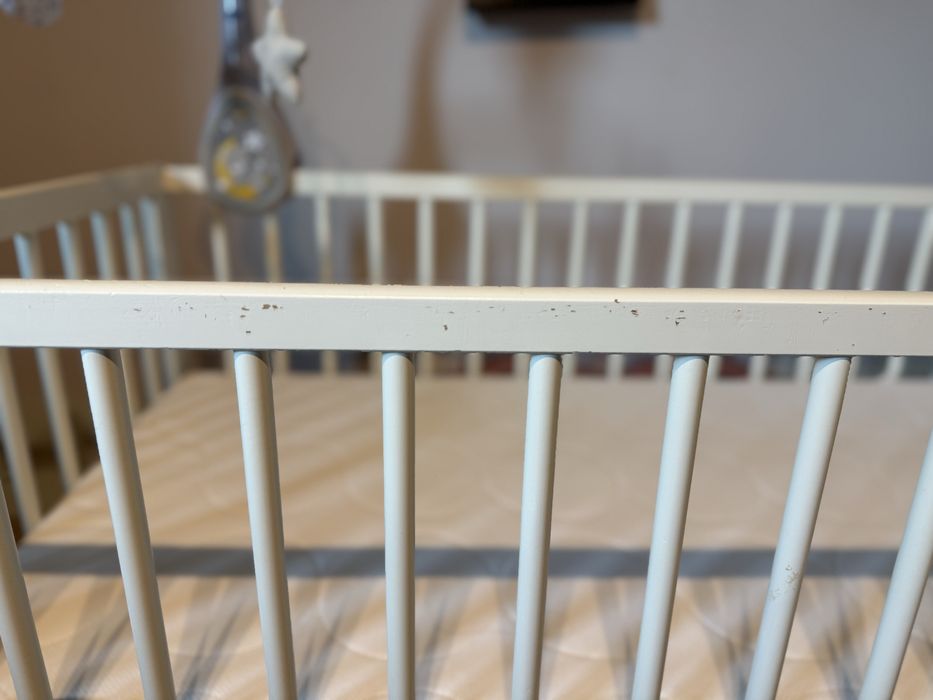 Lóżeczko Ikea biale