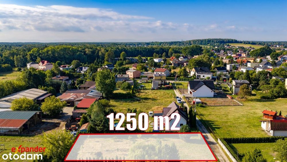 z wszystkimi mediami, obok nowych domów, 5 min- wjazd na Autostradę A4