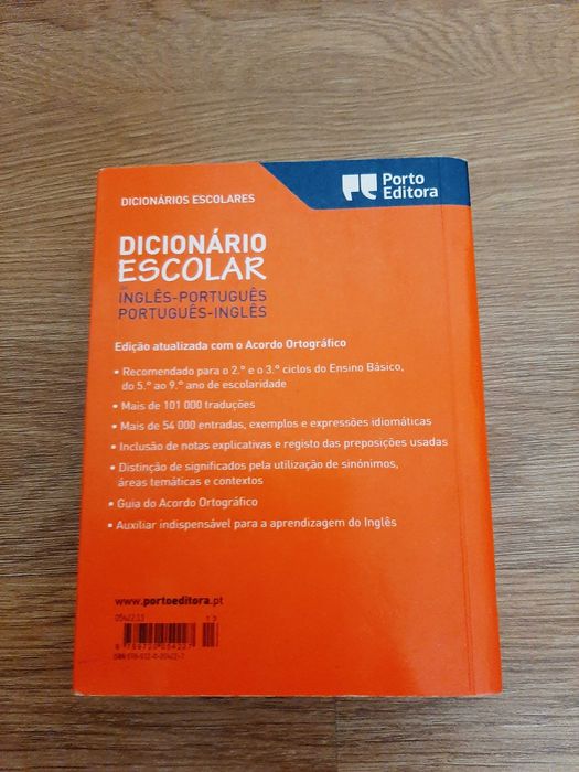 Dicionário Escolar Inglês/Português
