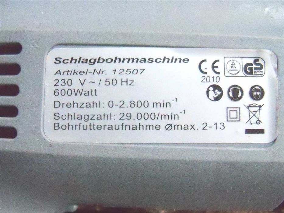 Електродрель MANNESMANN