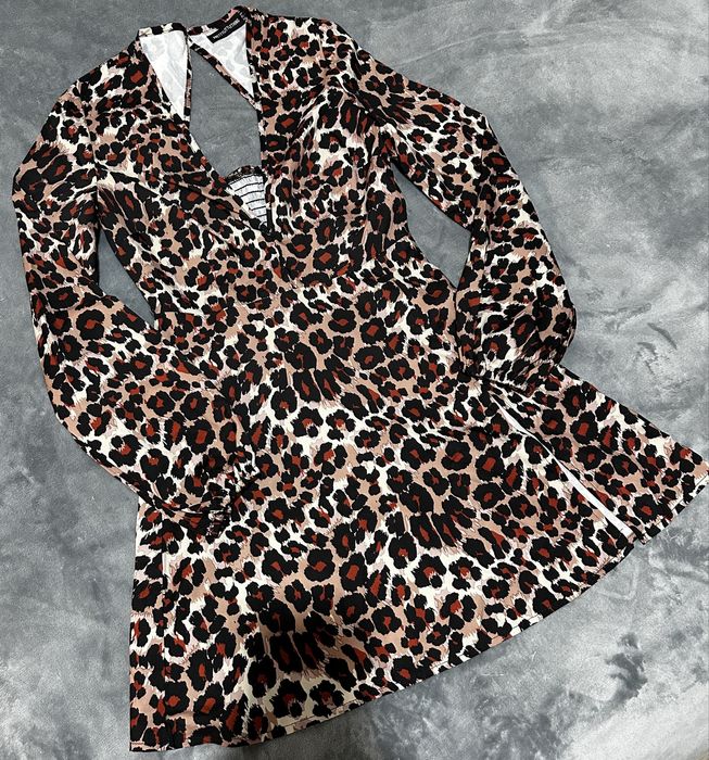 Нова тендова леопардова сукня, леопардовое платье