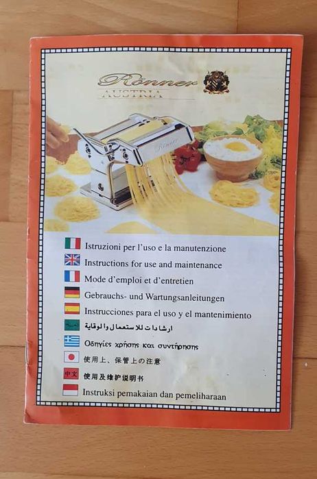 Profesjonalna maszynka do robienia makarony Austria