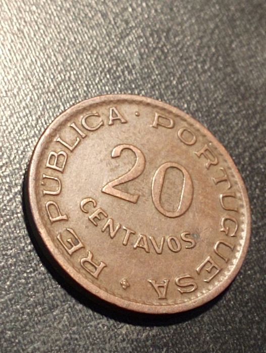 20 centavos - Angola 1949 - Bronze -	Soberba
