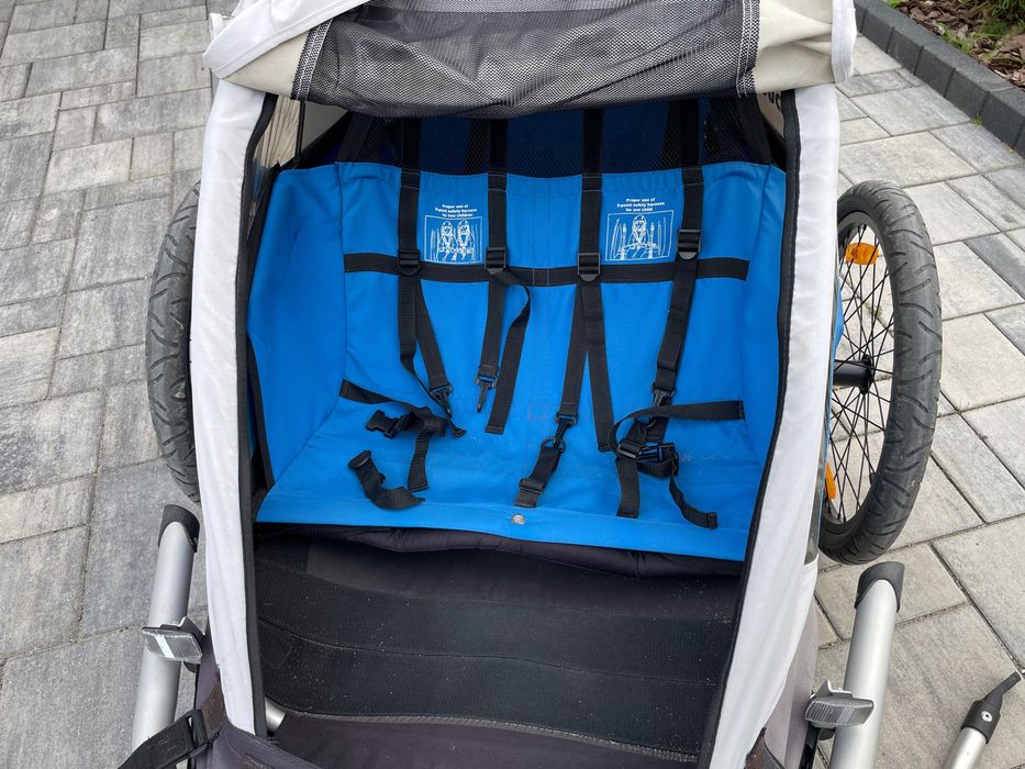 Przyczepka rowerowa XLC DUO 3w1 stan BDB
