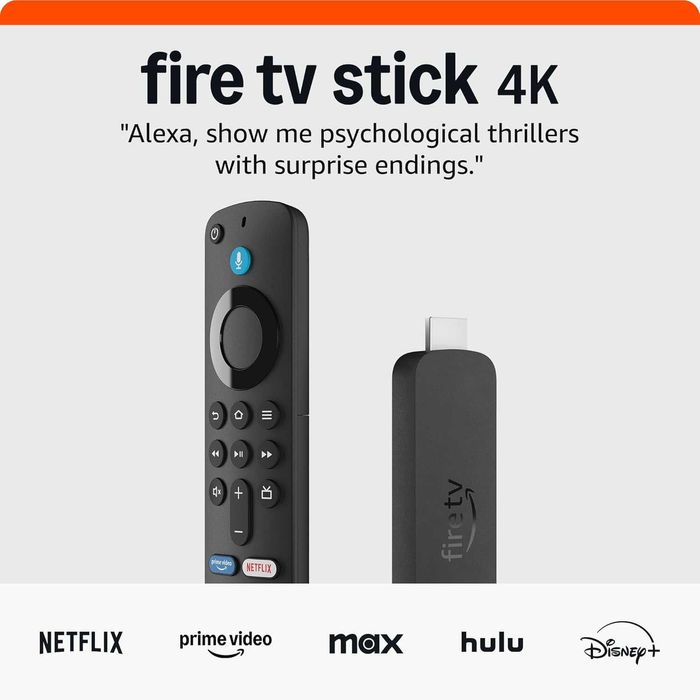 Amazon Fire TV Stick 4K – Novo e Selado