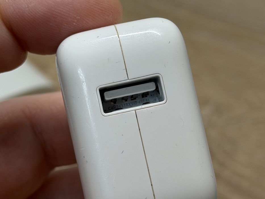 Блок живлення 12W 2.4A USB Power Adapter Apple A1401 Оригінал