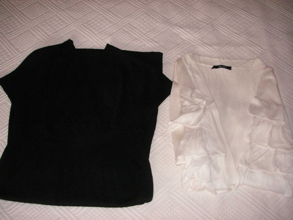 Vestido Preto Miss Swan e Casaquinho Lanidor