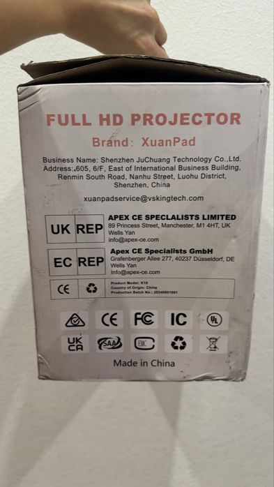 Проектор XuanPad WiFi і Bluetooth