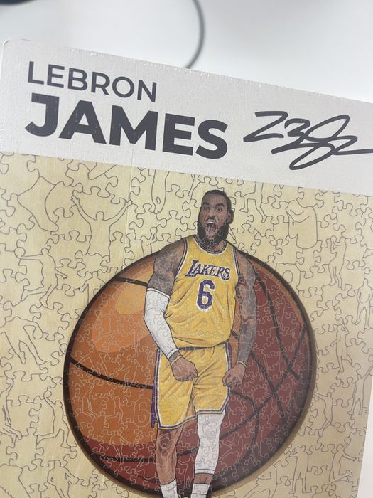 Puzzle em Madeira LeBron James
