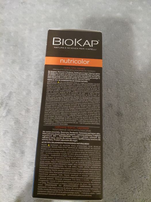 Farba do włosów Biokap kolor 4.4