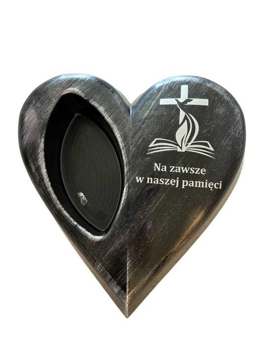 Stroik na grób Na zawsze... Kompozycja nagrobna funeralna SERCE