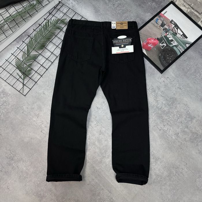 Нові Чоловічі Класичні Джинси Black