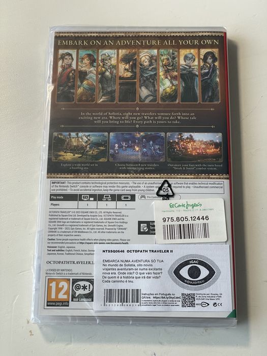 Octopath Traveler II - Nintendo Switch - Novo e Selado
