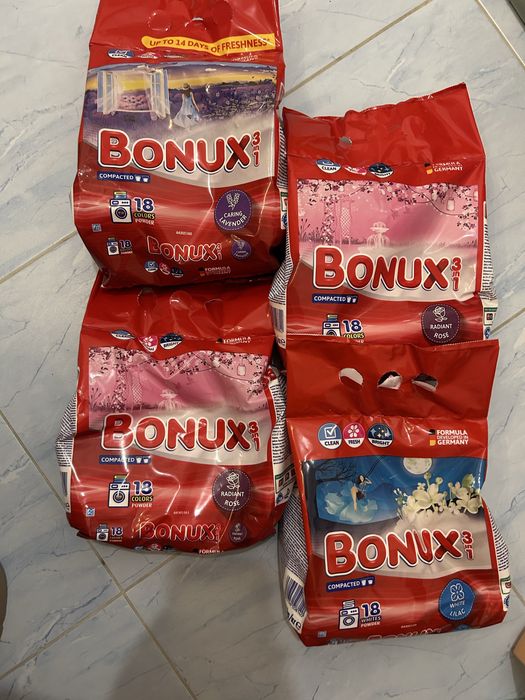 Proszki do prania Bonux 4sztuki