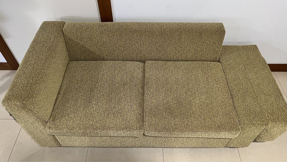 Sofá vintage linhas rectas 160x80