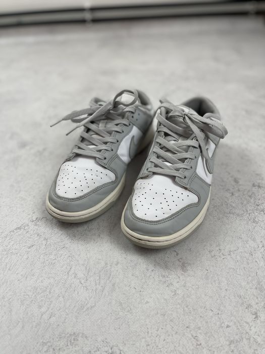 Кросівки білі - сірі Nike Dunk Low Grey Fog 44,5 / 28,5 см