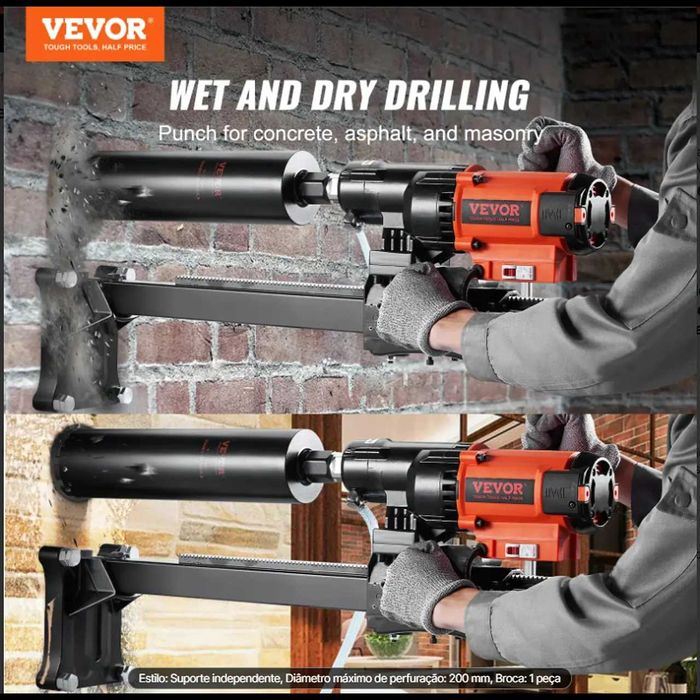 D12- Máquina de perfuração de mármore  255mm 2500w COM BROCA