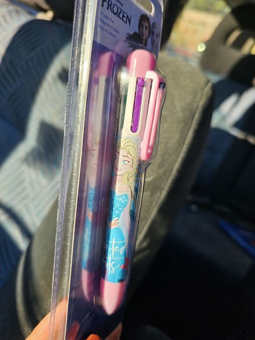 Caneta Frozen com 8 cores diferentes